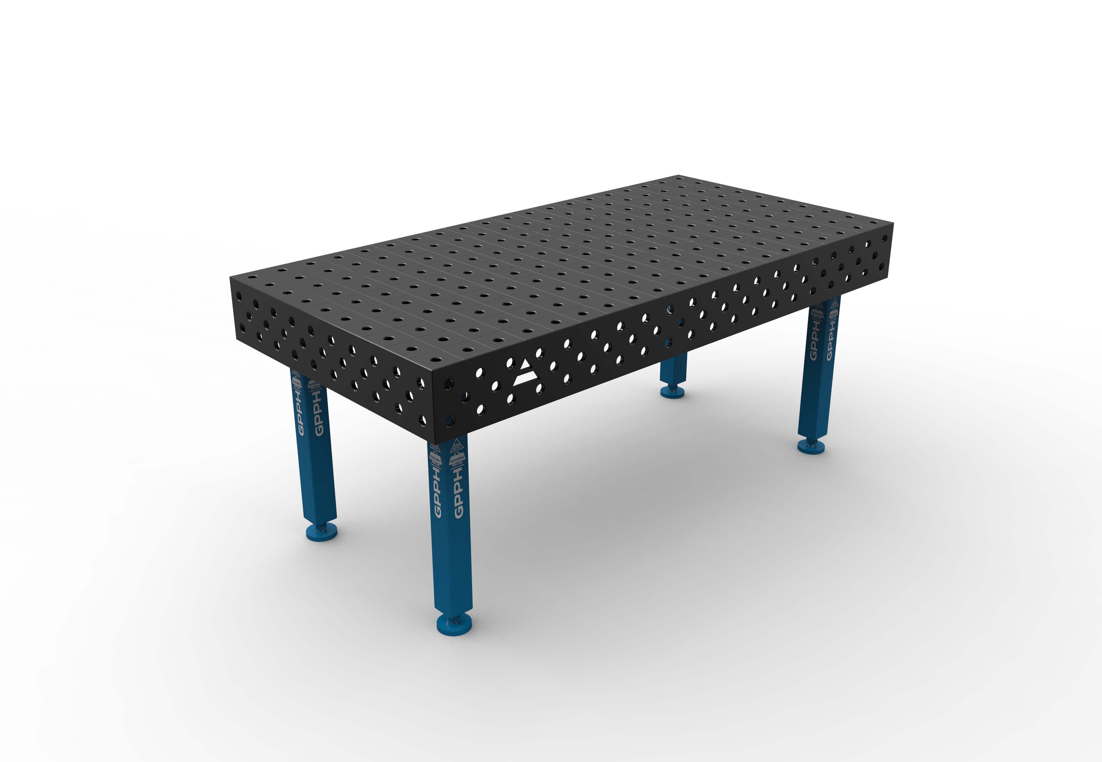 Svejsebord PLUS 2000x1000 grid 100x100 Ø28 - System 28